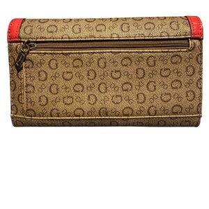 Stylish Brown and Coral Women's Wallet